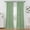 Rod Pocket | Mint Green, variant on Blackout Curtain 108 Inches Long - Thermal Insulated Room Darkening Drapes 2 Panels Set, Rod Pocket & Back Tab Noise Reducing Blackout Curtains for Bedroom (Sage Green,52" Wx108 L)