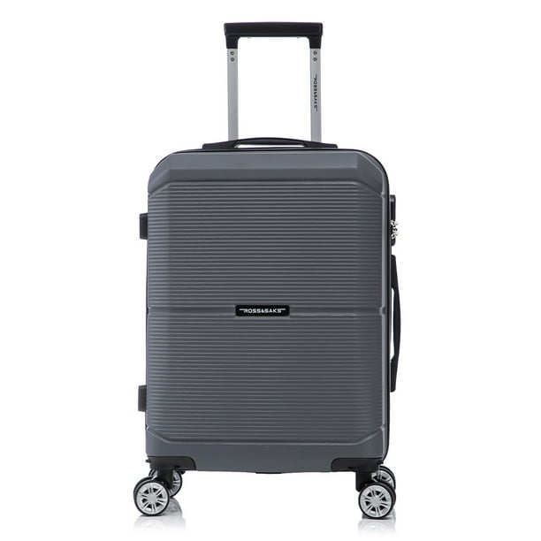 Maleta de Mano Viaje Rígida con Ruedas 10kg Ross & Sacks Gris