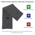 thumbnail image 3 of Bodychum USB Heated Scarf 3-Speed Temperature Adjustable Neck Heating Pad Shawl Warm Scarf with Power Bank, 3 of 7