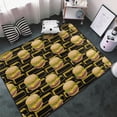 thumbnail image 3 of Cute Hamburger Block Shaggy Area Rug, Rugs for Living Room Bedroom Non Slip Door Mat Indoor Carpet Machine Washable Nursery Home Decor Floor Mats for Entryway 60x39in-#, 3 of 5