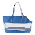 thumbnail image 1 of Luxshiny Simple Design Cat Travel Carrier Nylon Sky Blue 1Pcs, 1 of 8