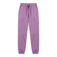 thumbnail image 4 of WIZUTIZ Women's Tapered Jogger Pants Elastic Waist Drawstring Side Pockets Athletic Sweatpants Workout Running Hiking Soft Stretchy Comfy Everyday, 4 of 6