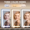 thumbnail image 3 of Vanity Mirror MINISO, 38 x 32 cm, luces LED con aumento de 5 aumentos, 3 of 7