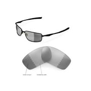 Walleva Transition/Photochromic Polarized Replacement Lenses for Oakley Splinter Sunglasses