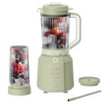 thumbnail image 3 of Thyme & Table Countertop Blender Duo, 1100W, 57oz Tritan Pitcher, 6-Point Stainless Steel Blade, 25oz To-Go Cup with Smart Seal™ Lid and Straw, Eucalyptus Green, 3 of 16