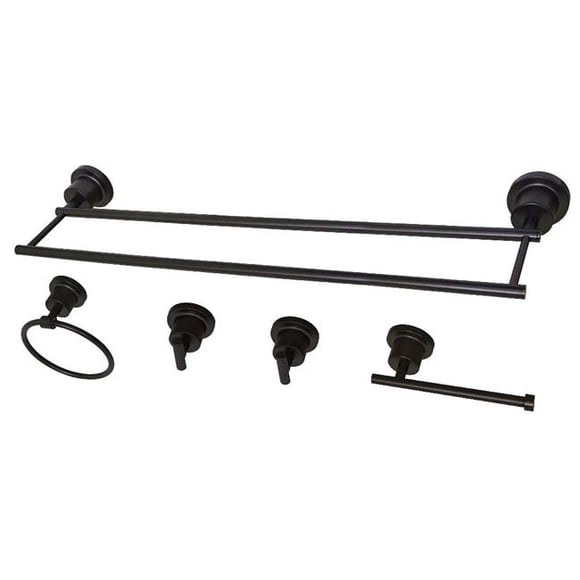 Kingston Brass BAH821330478ORB 5 Piece Concord Bathroom Accessory Set, Oil Rubbed Bronze