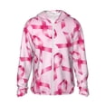 thumbnail image 1 of Fotbe Breast Cancer Ribbons Awareness Chaqueta con Protección Solar UPF 50+ para Hombre y Mujer, Camisa con Capucha y Bolsillos-Medium, 1 of 7