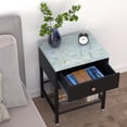 thumbnail image 6 of VOLEAAR Turquoise Green Marble Peel and Stick Wallpaper 15.7 x 78.7 Inches Contact Paper Vinyl Film Self Adhesive Removable Waterproof Wall Paper for Countertops Cabinets Kitchen Shelf Liner, 6 of 7