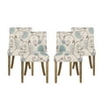 thumbnail image 7 of GDF Studio Gladwin Contemporary Fabric Dining Chairs, Set of 4, Light Beige, Blue, and Natural, 7 of 7