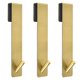 thumbnail image 1 of Kontoyo Ganchos para puerta de ducha (7,5 pulgadas) Ganchos extendidos sobre la puerta para baño Puerta de ducha de vidrio sin marco Ganchos para toallas de acero inoxidable Ganchos resistentes para b, 1 of 5