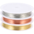 thumbnail image 1 of 3 Rolls Of Professional Craft Metal Wires Multi-function Beads Wires Convenient Jewelry Wires, 1 of 8