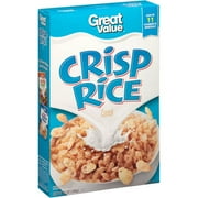 Great Value Crisp Rice Cereal, 12 oz