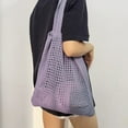 thumbnail image 5 of CoCopeaunt Crochet Bags for Women Knitted Tote Bag Faircore Hobo Bag Aesthetic Fairy Grunge Tote Bag Hollow Shoulder Handbags, 5 of 7