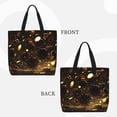 thumbnail image 2 of Easygdp Classical Golden Casino Bolsa Tote para Mujer, Bolso de Hombro para Trabajo, Playa, Viajes, Compras y Supermercado, 2 of 7