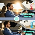 thumbnail image 4 of Car Window Covers, Magnetic Car Front Side Window Shade, 2 Pack Front Seat Side Window Covers with Half Shade, Front Window Covers for Driver, Double Layer Mesh Sun Block UV Protection Covers, 4 of 8