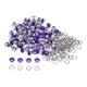 thumbnail image 1 of 100 Juegos Ojales Kit Metal Ojales 3mm 0.12 Ojal Herramienta para Zapatos Ropa Cinturón Bolsa Bricolaje Proyecto, Púrpura, 1 of 7