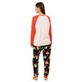 thumbnail image 6 of Matching Family Pajamas Sets Christmas PJ's Santa Sloth Print Top and Pants Bottom 2Pcs Sleepwear, 6 of 9