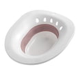 thumbnail image 1 of Baño de asiento Asiento de inodoro para baño de asiento, asiento plegable, asiento plegable para asiento de asiento, sin sentadillas, reutilizable, para inodoro, bañera de asiento, lavabo de cadera pa Tomshoo Baño de asiento, 1 of 7