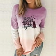 thumbnail image 2 of Ichuanyi Womens Sweatshirts Winter Fall Women Plus Size Tie-Dye Printed Gradient Pullover Long Sleeve Sweatshirt Top, 2 of 4