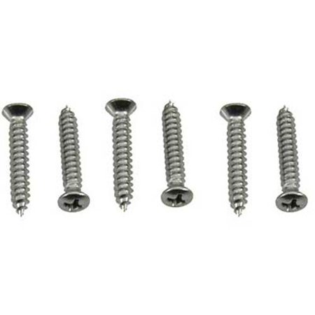 1969 Headlamp - Auto Metal Direct H-122 Headlamp Bezel Screw Set 1969 Camaro 6 Piece Set