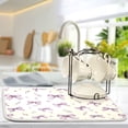 thumbnail image 5 of Dish Drying Mat Kitchen Pad Large Counter Absorbent Dish Mats Drainer Pastel Lavender Bows, 5 of 8