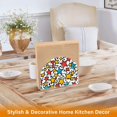 thumbnail image 6 of Yayeee Napkin Holder for Table Set of 2 Kitchen Paper Tissue Organization, Colorful Stars, 6 of 8