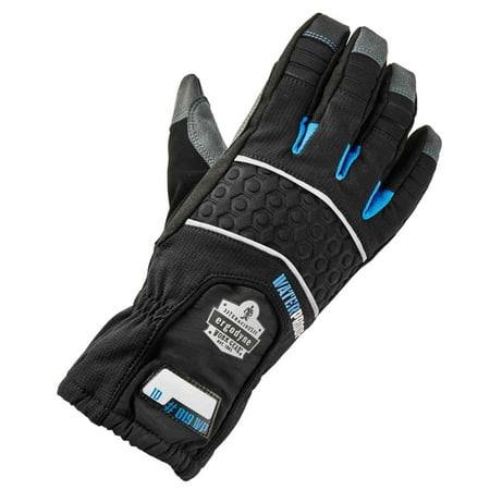Ergodyne ProFlex 819WP Extreme Thermal Waterproof Insulated Work Gloves, Touchscreen Capable, Black, (Best Waterproof Insulated Work Gloves)