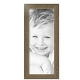 thumbnail image 2 of ArtToFrames 8" x 20" Silver Victorian Emboss Picture Frame, 8x20 inch Silver Wood Poster Frame (WOM-5082), 5 Pack, 2 of 6