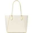 thumbnail image 2 of Kate Spade New York Women's Poppy Refined Grain Leather Large Tote (Meringue), 2 of 4