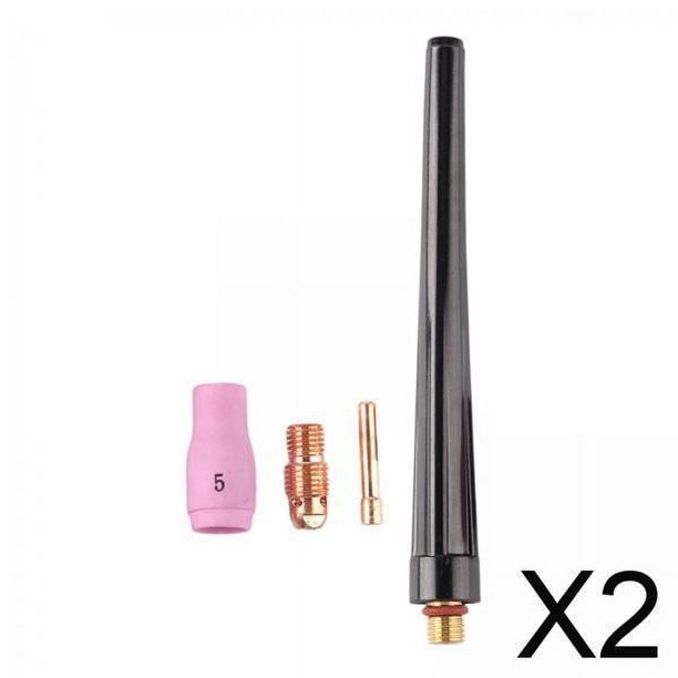 boquilla de soplete de soldadura,kit de accesorios de soplete de soldadura tig pinza,cuerpo de pinza lente de gas boquilla de alúmina taza de cerámica,consumibles de cuerpo de pinza rechoncho