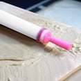 thumbnail image 5 of WIFKLSIIPG Rouleau à Gâteau Antiadhésif pour Cuisine Rouleau à Pâte Fondant Outil de Cuisson DIY Rouleau à Gâteau (Rose), 5 of 5