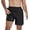Black, variant on Men's Quick Dry Swim Trunks Beach Board Shorts with Adjustable Drawstring Waist