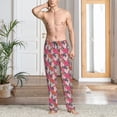 thumbnail image 2 of Haiem Hearts for Valentines day Pattern Men's Pajama Pants Ultra Lightweight Pjs Bottoms Sleepwear Bottom Pants With Pocket Drawstring-Small, 2 of 6