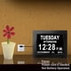 thumbnail image 4 of Reloj JALL con calendario digital y alarma, pantalla grande de 8 pulgadas, color negro, 4 of 5