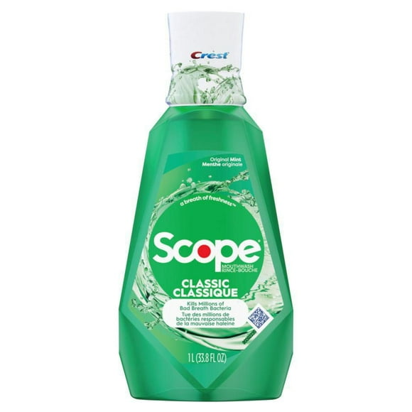 Rince-bouche Crest Scope Classique, Menthe originale