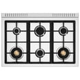 thumbnail image 7 of Bertazzoni Pro366bcfept Professional 36" Wide 5.7 Cu. Ft. Free Standing Dual Fuel Range -, 7 of 7