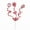 Color:Red,Style,9, variant on Christmas Tree Top Decoration Shatterproof Artificial Candy Branch Stem for Vase Arrangement Holiday Decoration