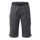thumbnail image 1 of Mens Cargo Shorts Multi Botón de Bolsillo Y Cremallera Deportes Al Aire Libre, Mens Shorts Cargo Casual Pantalones de Verano, 1 of 4