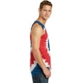 thumbnail image 3 of Port & Company Tie Dye Tank Top-3XL (USA Rainbow), 3 of 6
