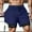 #Navy, variant on DPTALR Men's Solid Color Double Layer Shorts Loose Drawstring Casual Sports Exercise,Black,S