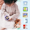 thumbnail image 3 of PayUSD Kids Camera for Boys Girls, Christmas Birthday Gift for Age 3-10, 1080HD Digital Video Cameras for Toddler, Portable Toy for 3 4 5 6 7 8 9 Year Old with 32GB SD Card-Purple, 3 of 10