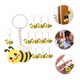 thumbnail image 5 of unbranded 12Ud Llavero De Abeja Amarillo Cartoon Ideal Para Colgar En Y, 5 of 7