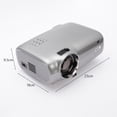 thumbnail image 2 of Sonbest - Proyector LCD de 4500 lúmenes, compatible con Full HD 1080P, mini proyector portátil compatible con HDMI, USB, AV, TF, VGA, teléfonos inteligentes, PS4, reproductor de DVD sidaley  SH1104-194, 2 of 2