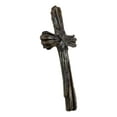 thumbnail image 2 of Ebros Rustic Faux Resin Driftwood Finish Crucifix Rugged Wall Cross Decor 13"H, 2 of 6