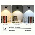 thumbnail image 6 of Artwork Lighting Lamp, Motion Sensor Artwork Light, LED Wall Light Night Light 3-Color Dimmable, Rechargeable, 360° Rotatable, Remote Control Included (Black, 1pc), 6 of 8