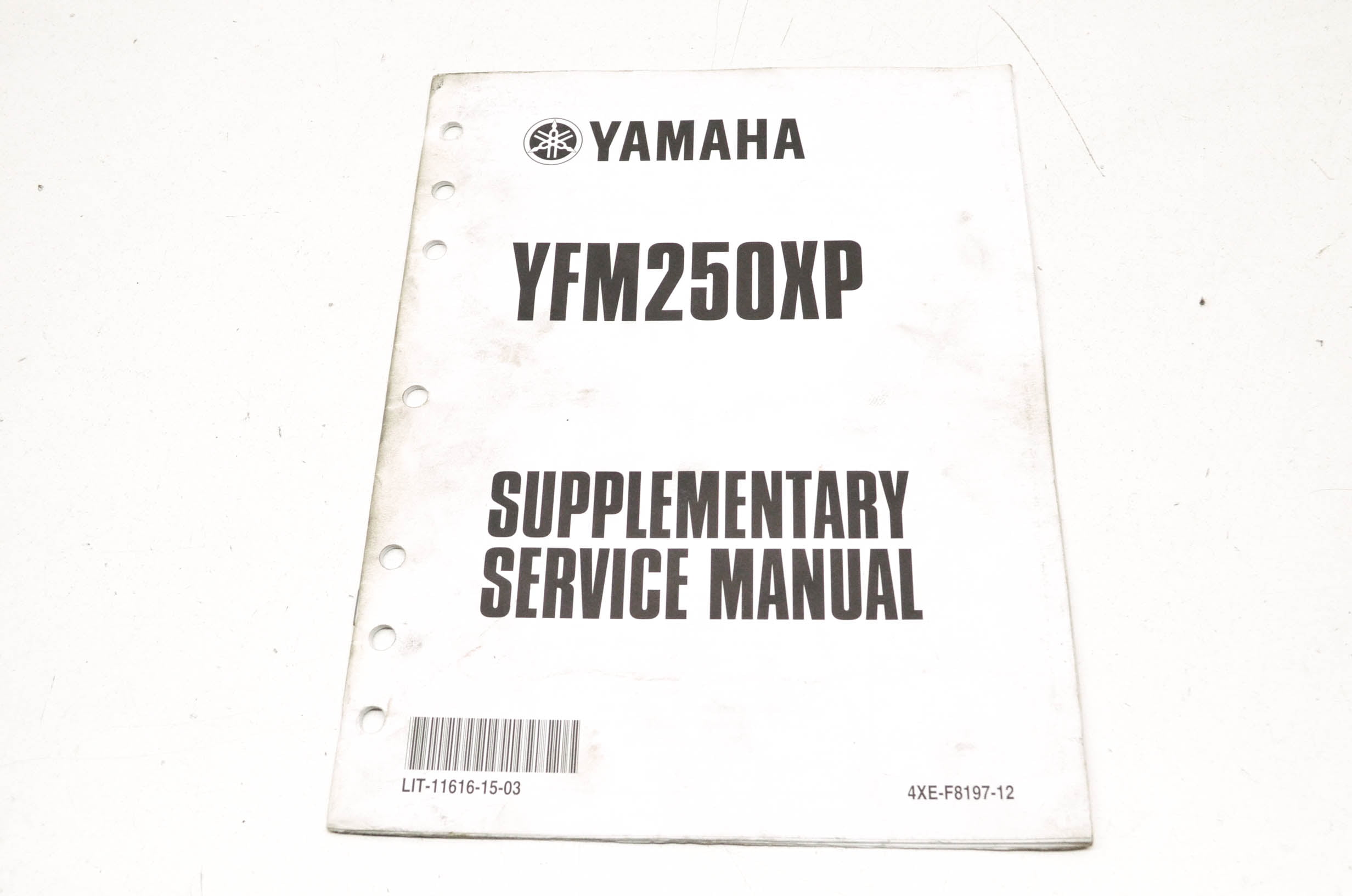 NEW Yamaha YFM250XP Supplementary Service Manual # LIT-11616-15-03 