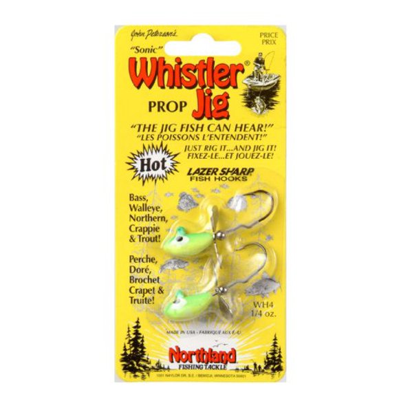 Northland Tackle 1/4 Oz. Whistler Jig, Parakeet