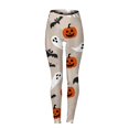 thumbnail image 4 of BILIKEYU Women's Halloween Skeleton Pumpkin Printed Stretchy Leggings Yoga Pants, Womens Pants, Yoga Pants, Leggings for Women, 4 of 4