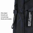 thumbnail image 5 of XQB990 Men Chest Bag Messenger Bag, Color: Line Black Line Black, 5 of 5