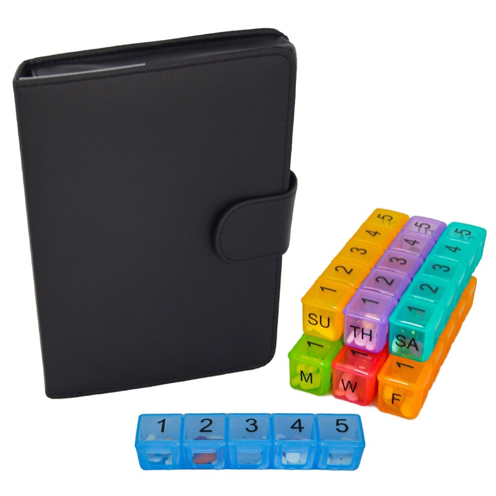epill Large 5 Daily Doses x 7 Days Weekly Pill Organizer System